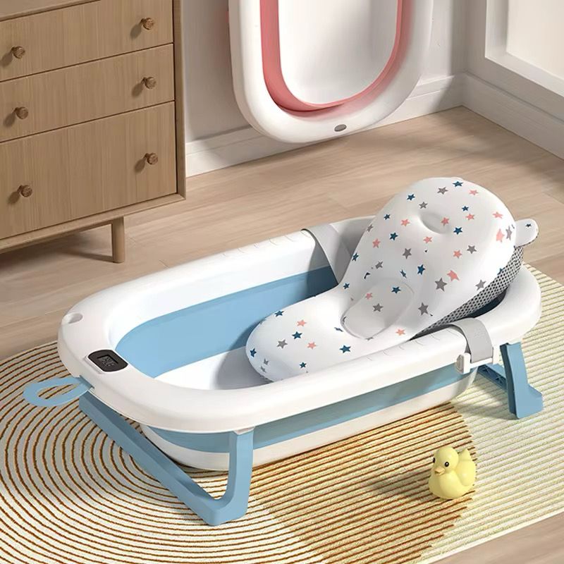 Bañera Bebe Plegable Cojin Termometro - Minha loja