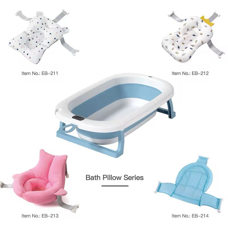 Bañera Bebe Plegable Cojin Termometro - Minha loja