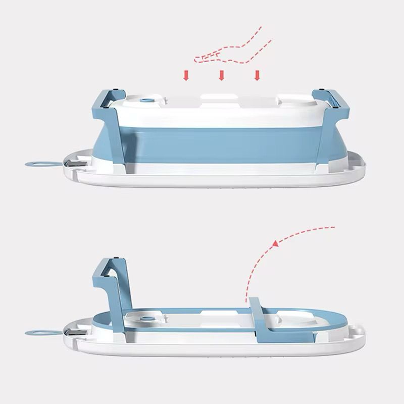 Bañera Bebe Plegable Cojin Termometro - Minha loja
