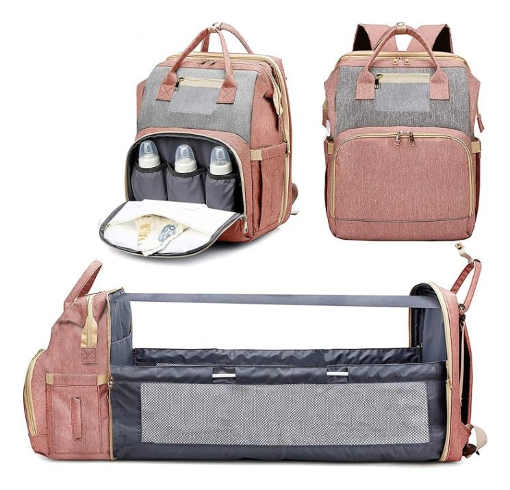Bolso Pañalera Con Cambiador De Bebé Pl - Minha loja