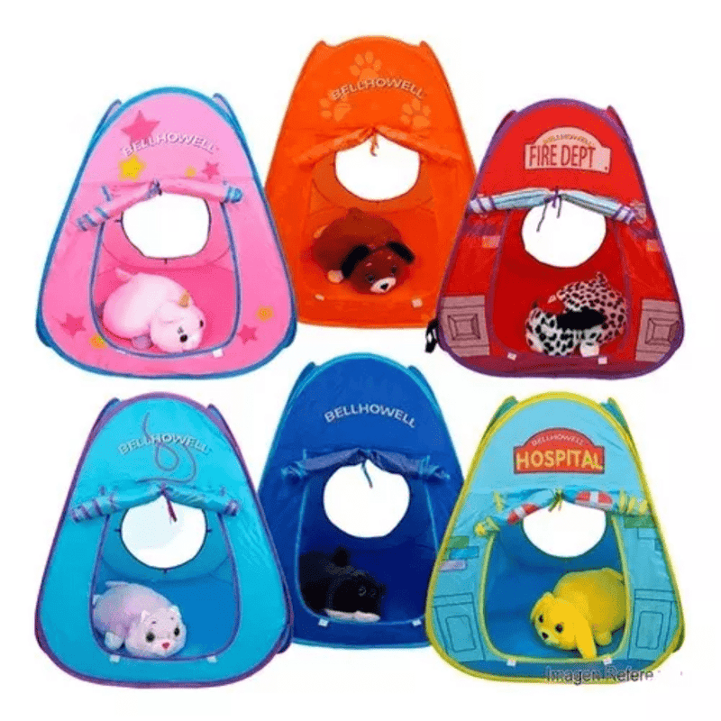 Carpa Casa Para Niñas Niños Peluche - Minha loja