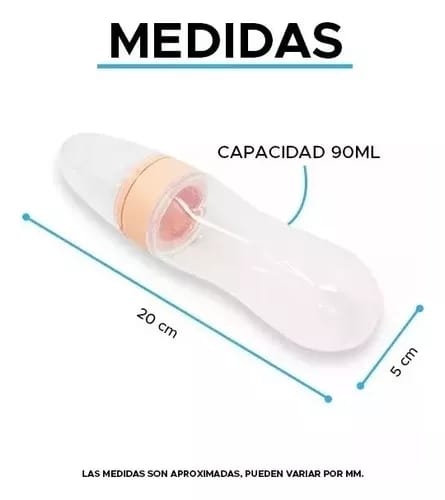 Cuchara Alimentación Bebé Silicona - Minha loja
