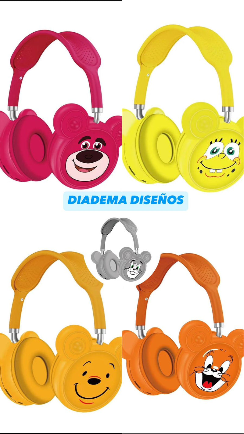 Diadema Bluetooth Con Diseño B09 - Minha loja