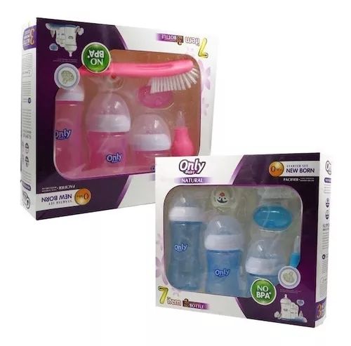 KIT TETEROS PARA BEBE 7 PCS - Minha loja