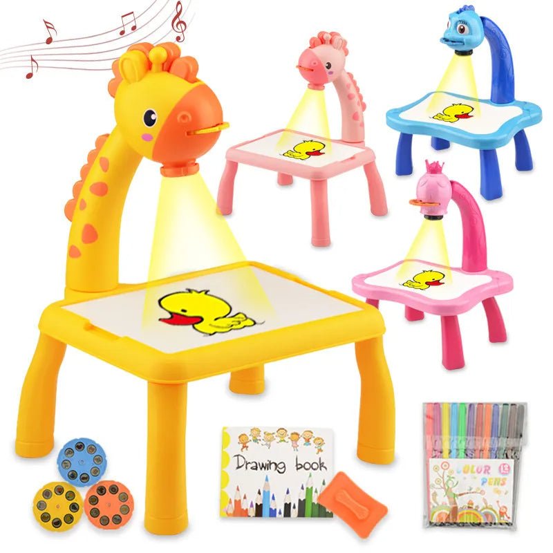 Mesa de Dibujo con Proyector para Niños - Minha loja