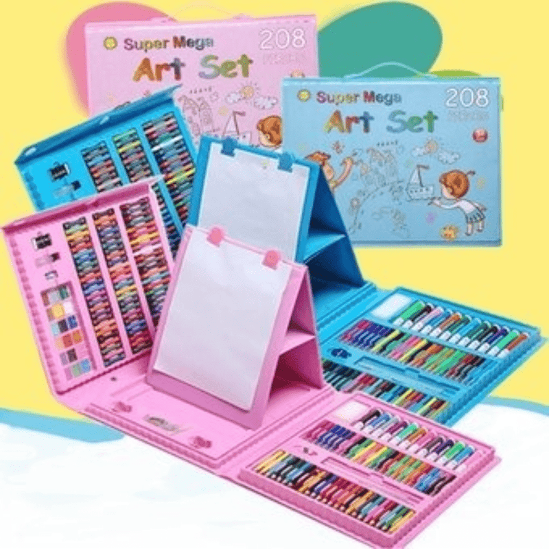 Set Kit Arte Niños 208 Piezas - Minha loja