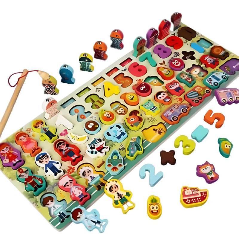 Tablero Montessori Juego Educativo Didac - Minha loja