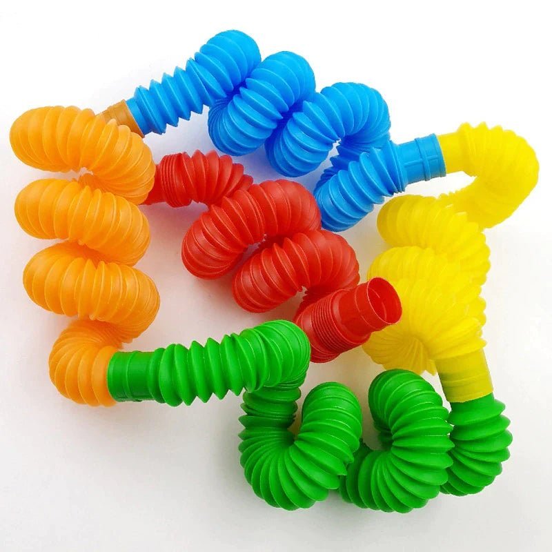 Tubos Sensoriales Pop It Con Luz X6 Unid - Minha loja